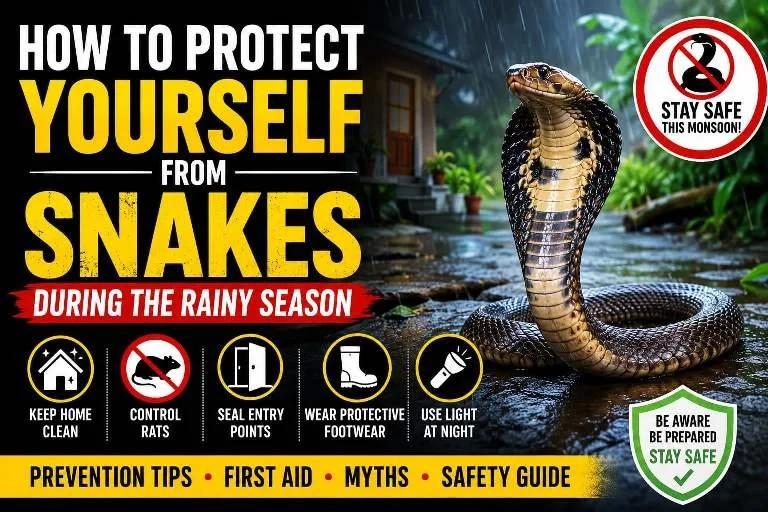 Snake Safety During Rainy Season